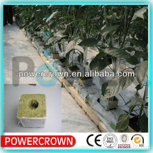 Super rockwool hydroponic cube/agriculture rock wool for planting